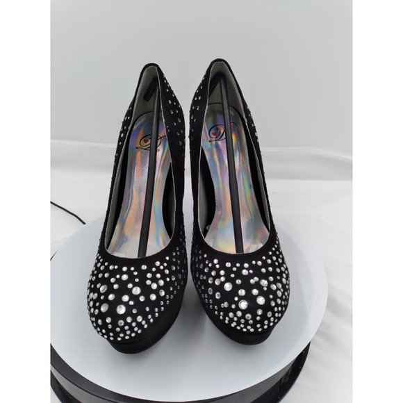 LURE-S by DELICIOUS closed toe platform 5.5" heel size 8 - Picture 2 of 5